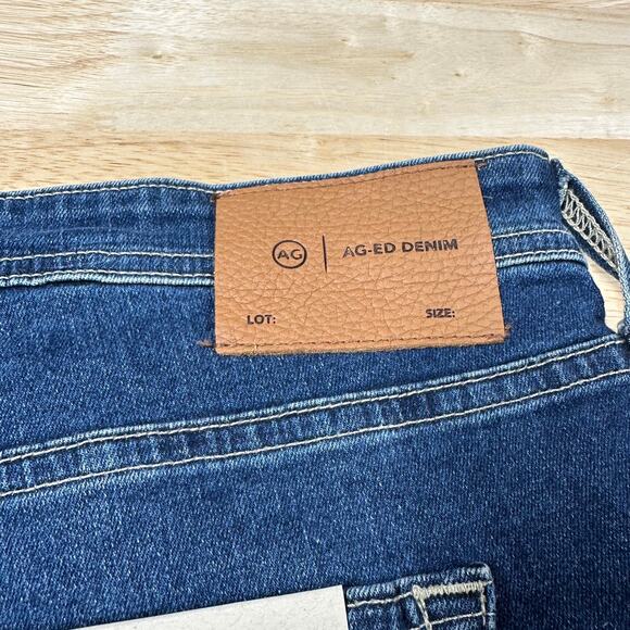 AG Adriano Goldschmied NWT Everett Slim Straight Jeans Size 40 x 33 Dark Blue - Picture 5 of 12